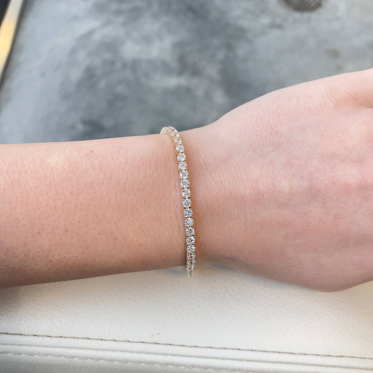 Cubic Zirconia Tennis Bracelet