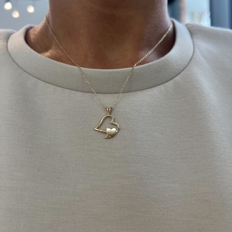 Double Heart Necklace