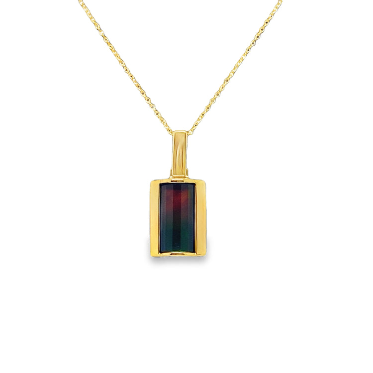Rectangular Ammolite Necklace