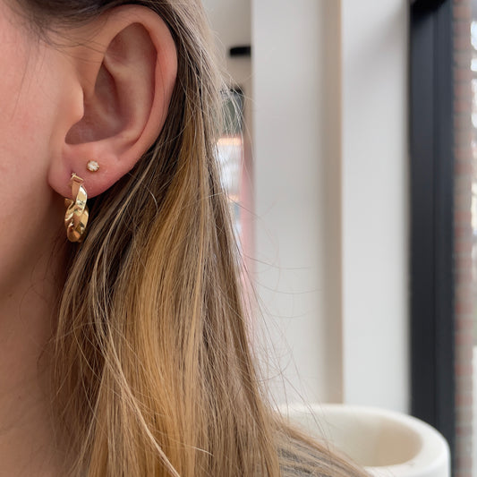 Twist Hoop Earrings