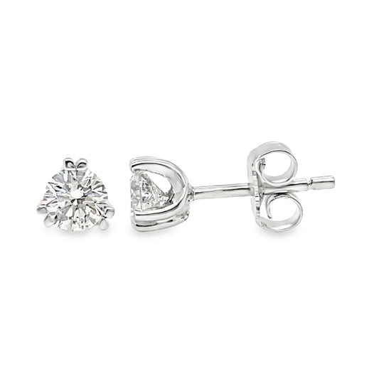 .50TCW Double Prong Diamond Studs
