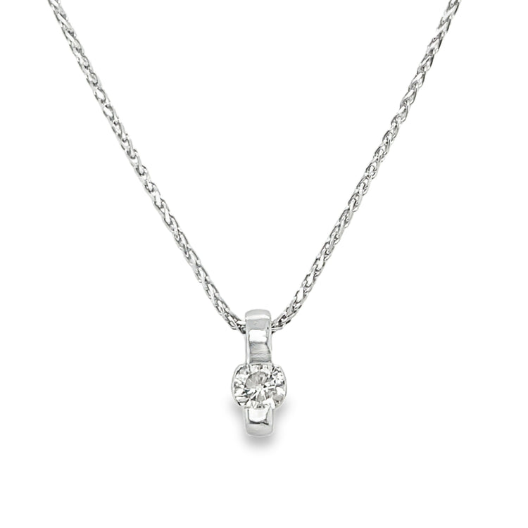 .35CT Channel Set Diamond Necklace