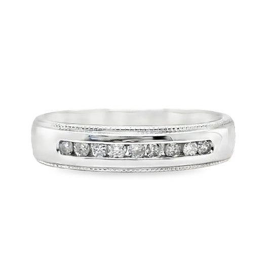 4mm Wide Diamond Band