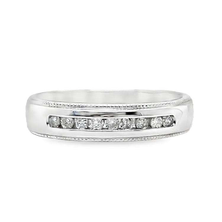 4mm Wide Diamond Band