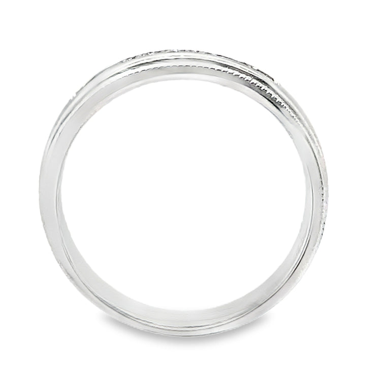 4mm Wide Diamond Band