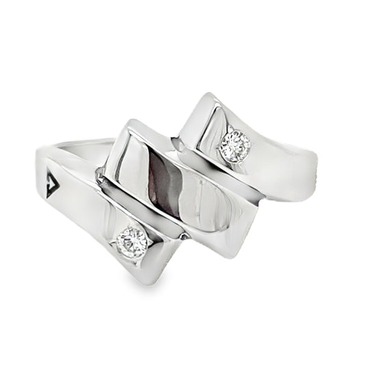 Black Accent Diamond Ring