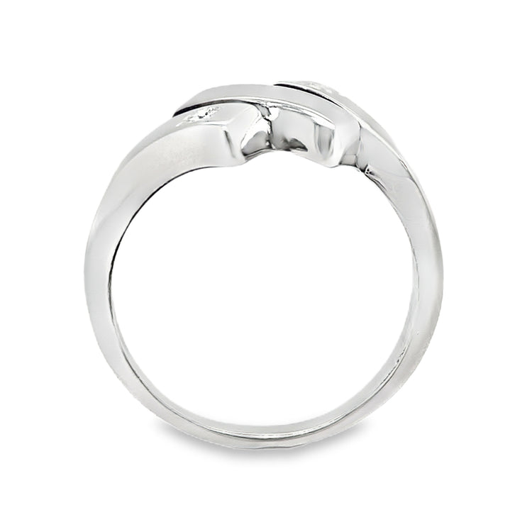 Black Accent Diamond Ring