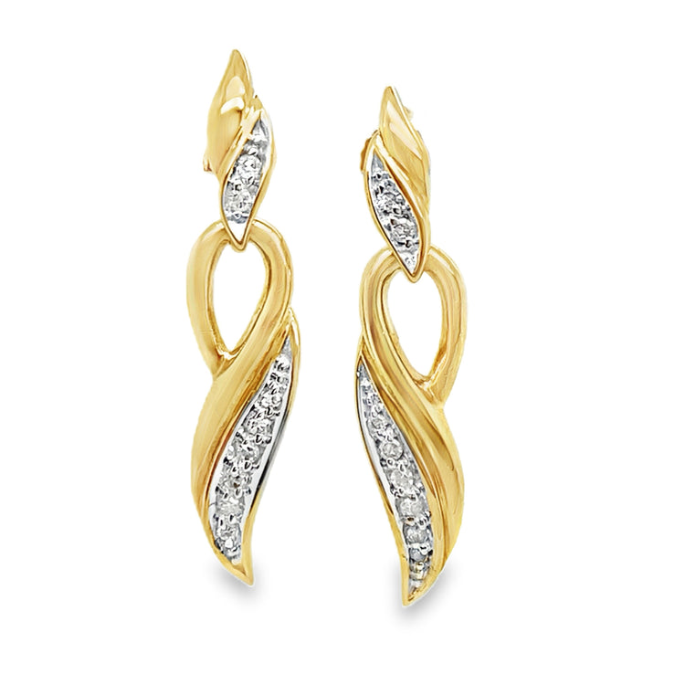 Diamond Drop Earrings