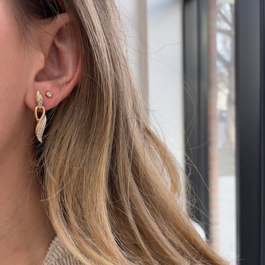 Diamond Drop Earrings