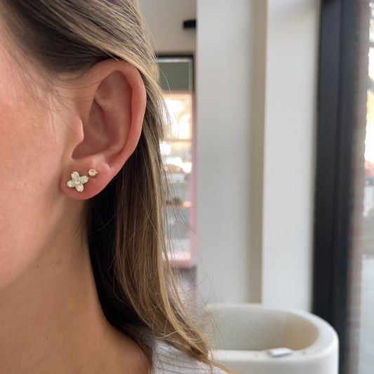 1.00TCW Two Tone Studs