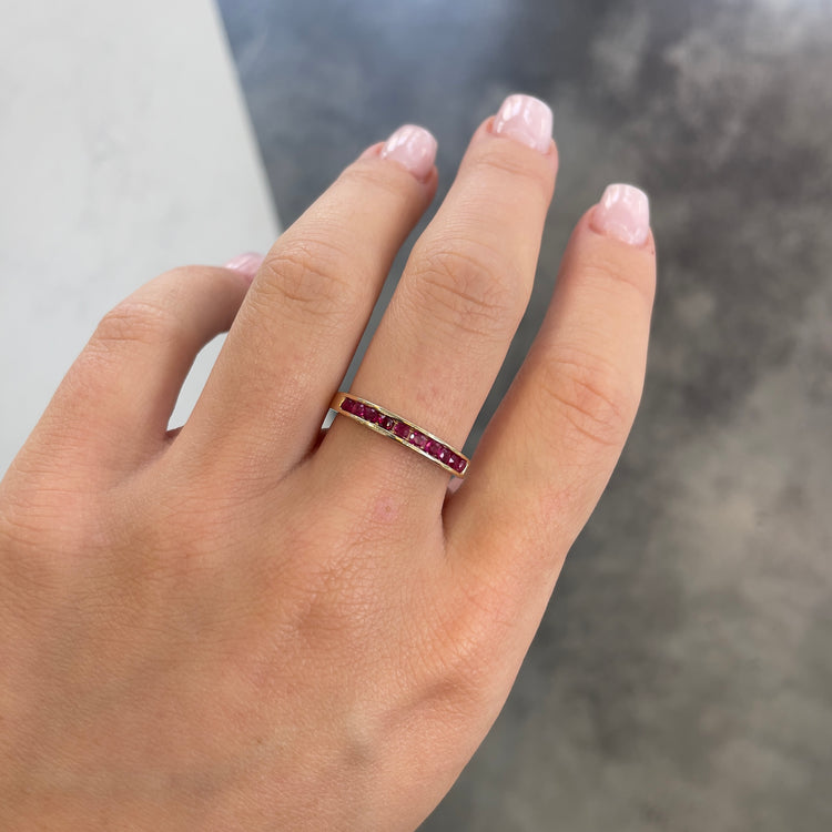 .50TCW Ruby Band