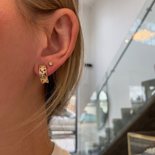 Flower Cut Out Earrings