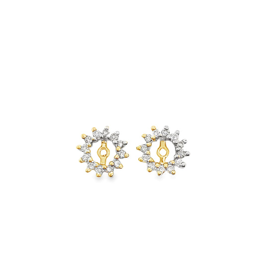 .25TCW Diamond Earring Jackets