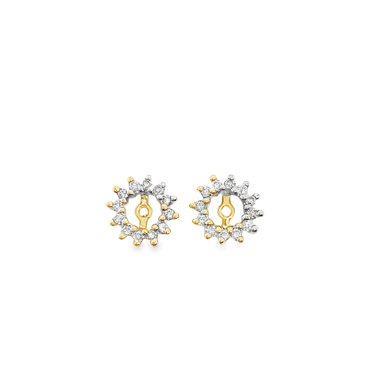 .25TCW Diamond Earring Jackets