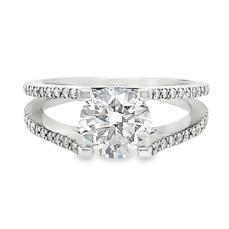 Lab Grown Laser Inscribed Diamond Ring