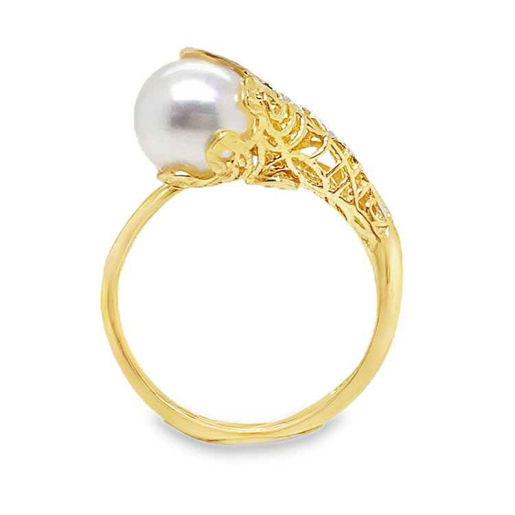 Pearl Filigree Ring