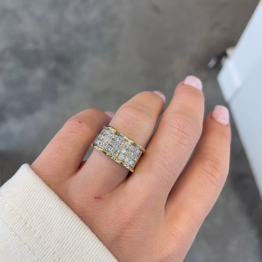 .50TCW Wide Diamond Ring