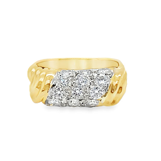 Pave Diamond Dome RIng