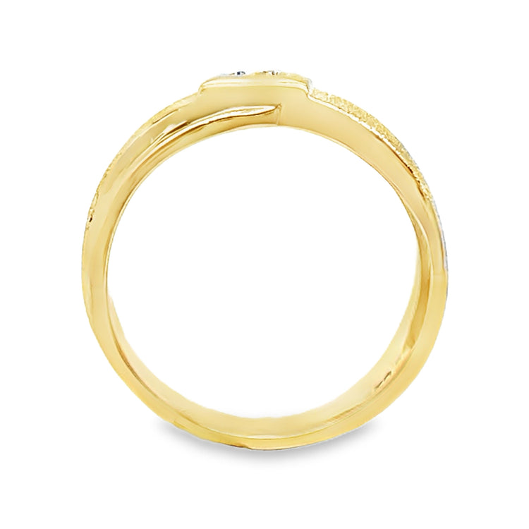 Stardust Texture Diamond Ring