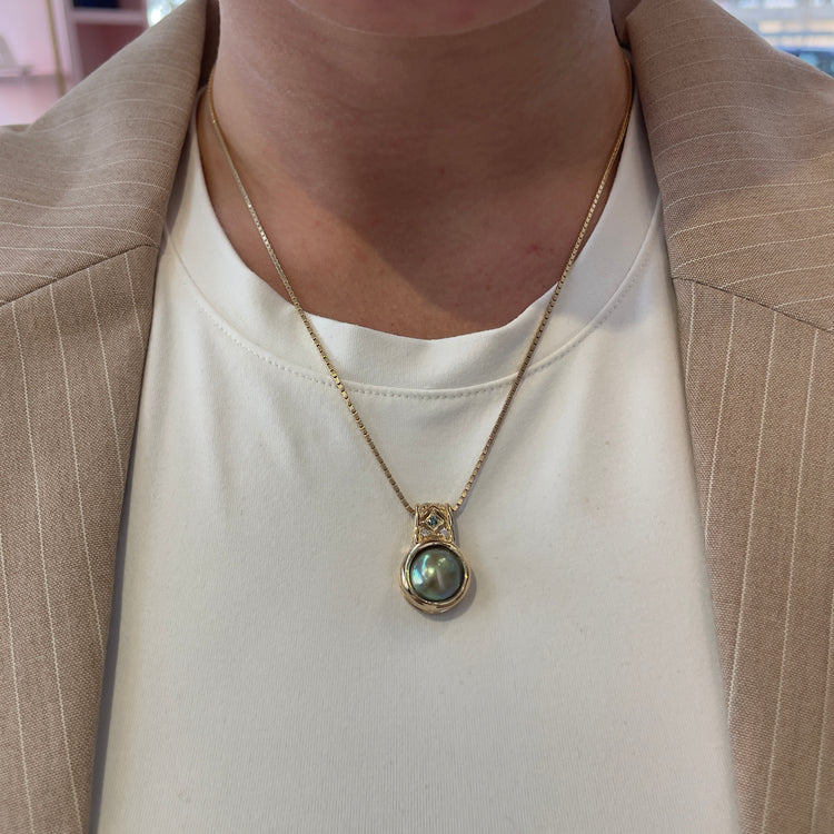 Mabe Pearl Necklace
