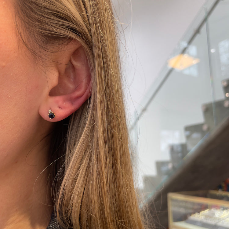 Diamond & Sapphire Studs