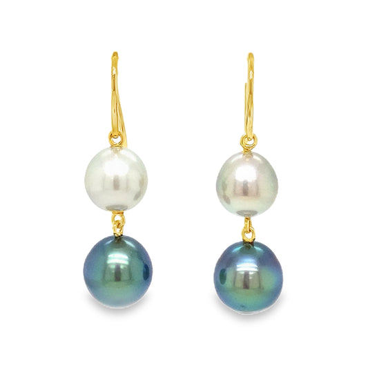 Tahitian Pearl Drop Earrings