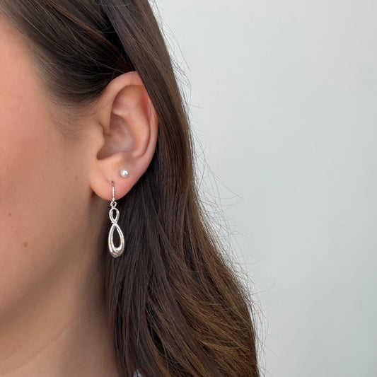 Infinity Drop Earrings