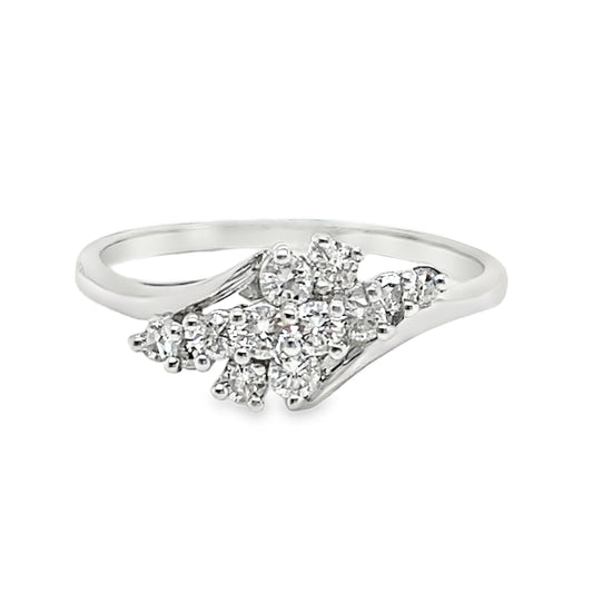 .50TCW Diamond Cluster Ring