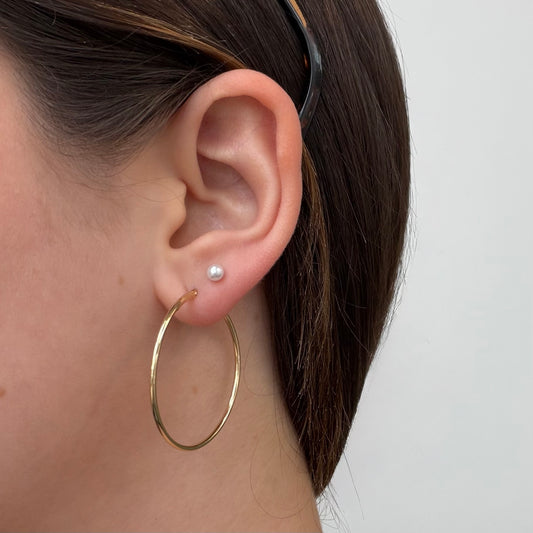 Thin Gold Hoops