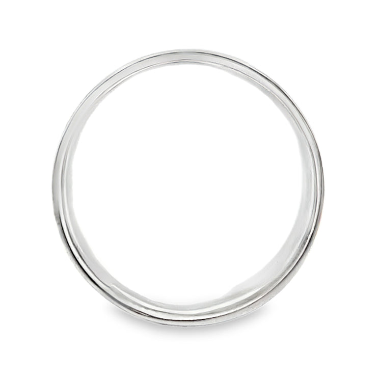 11mm Wide White Gold Band