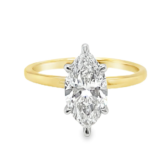 Lab Grown Solitaire Diamond Ring
