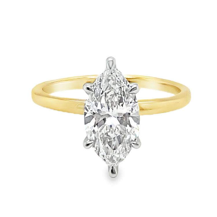 Lab Grown Solitaire Diamond Ring