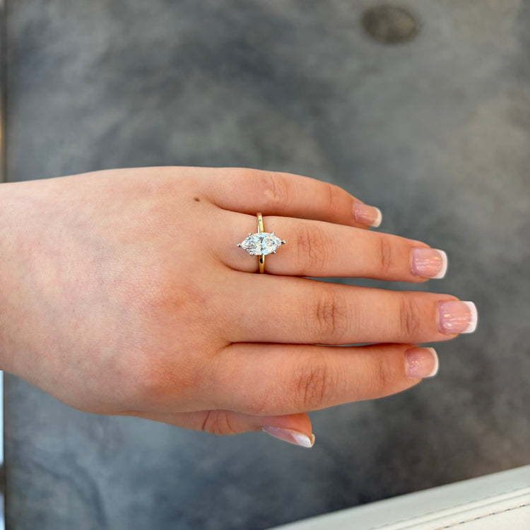 Lab Grown Solitaire Diamond Ring