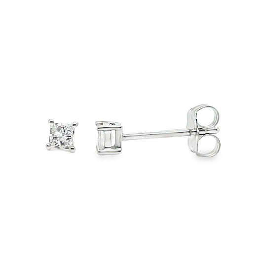 .20TCW Princess Cut Diamond Studs