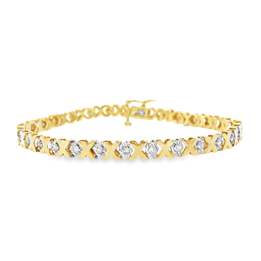 X-Link Diamond Bracelet
