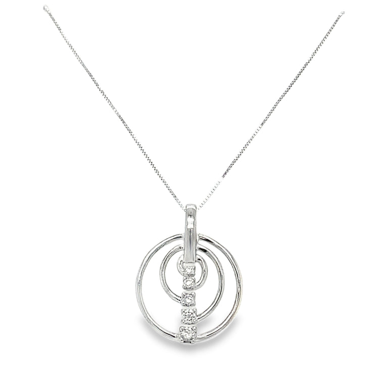 Diamond Swirl Necklace