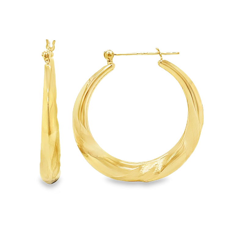 Lightweight Hollow Textured Hoops