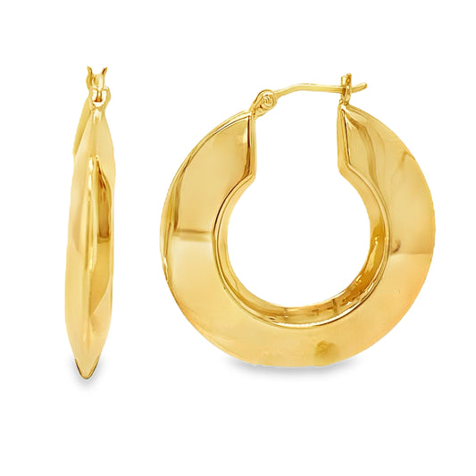 Chunky Hollow Hoops