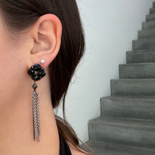 City Lights Custom Onyx Drop Earrings by Tacori