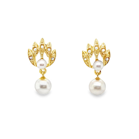 Pearl Drop Studs