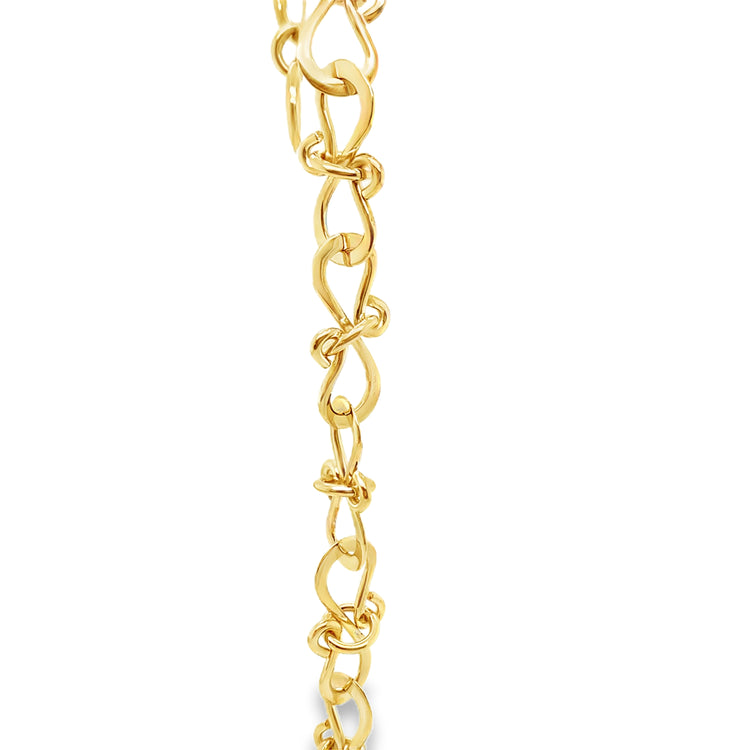 Interlocking Infinity Link Bracelet