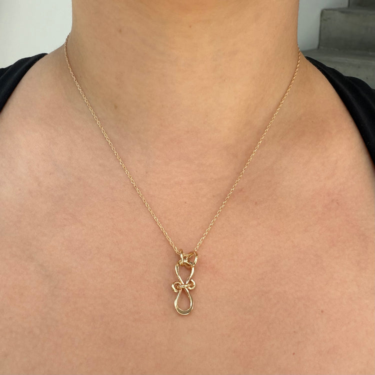 Looped Infinity Style Necklace