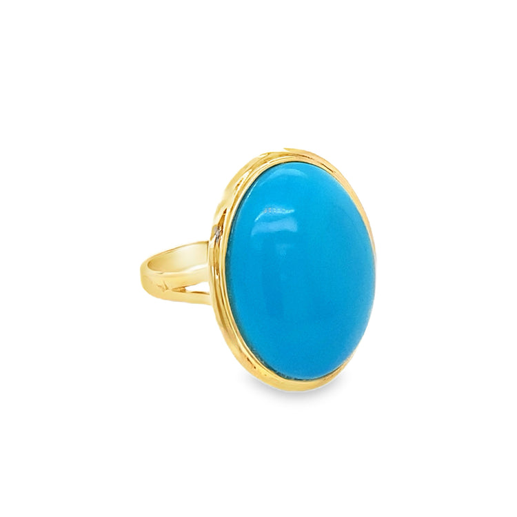 Oversized Turquoise Ring