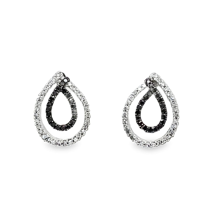 Teardrop Diamond Studs