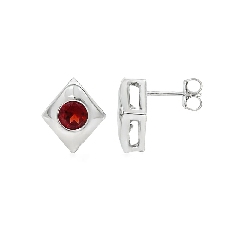 Garnet Studs