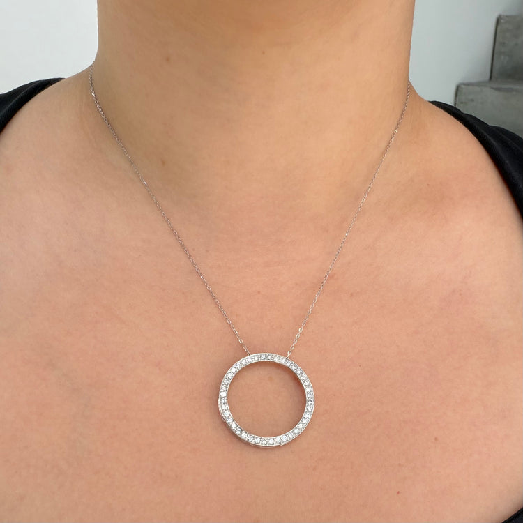 Diamond Eternity Necklace