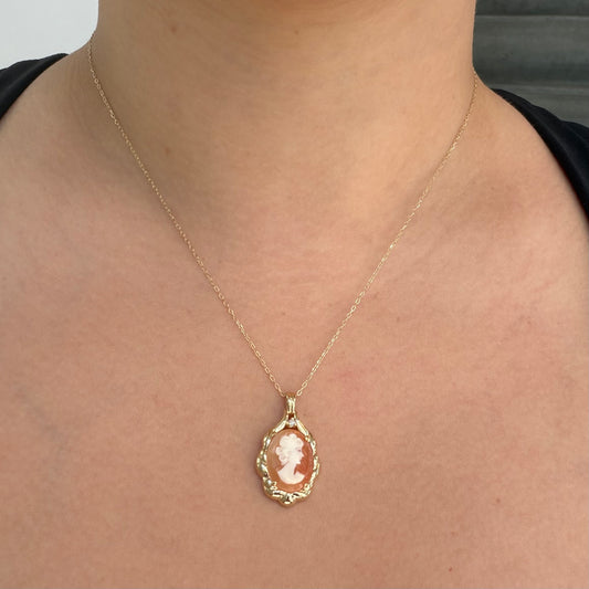 Cameo Diamond Necklace