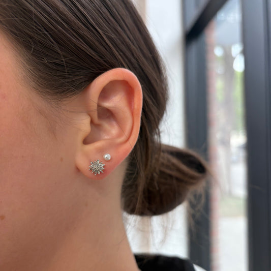 .25TCW Diamond Cluster Studs