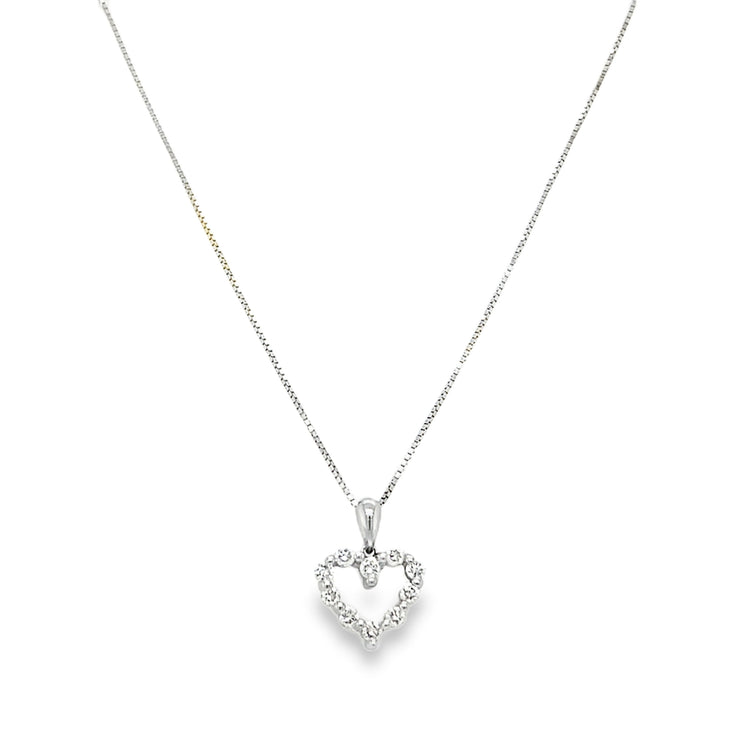 .30TCW Diamond Heart Necklace