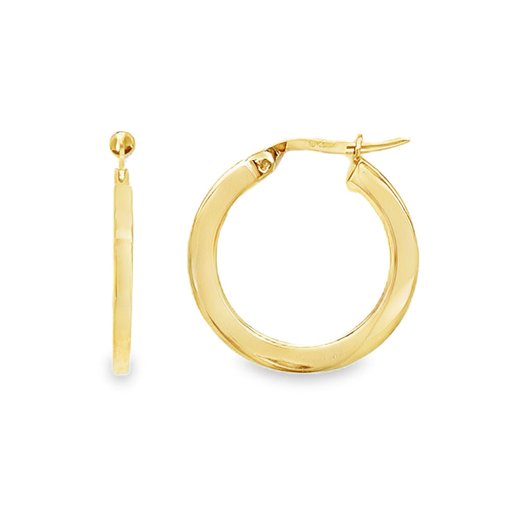 Hollow Flat Hoops